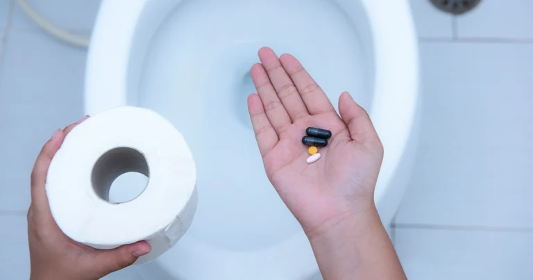 Antibiotics disturbing gut and causing diarrhea.